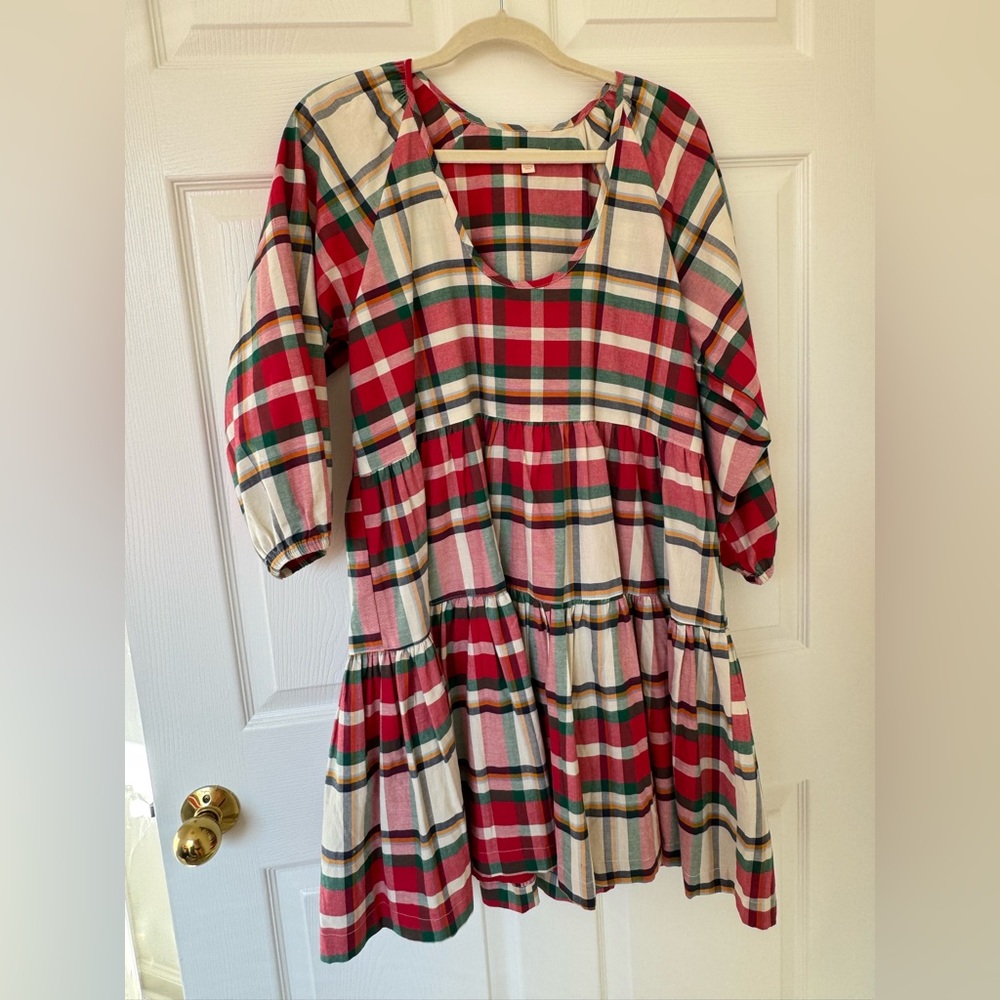 Pink Chicken Tartan Dress